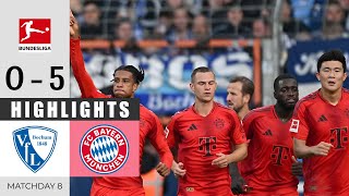 Bochum gegen Bayern München 0  5  HIGHLIGHTS amp GOALS  Bundesliga 202425 [upl. by Patti]