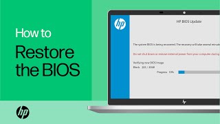 Restore the BIOS on HP Computers with a Key Press Combination  HP Computers  HP Support [upl. by Romilda893]