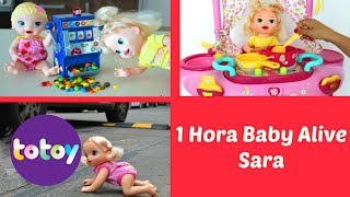 1 Hora de Video Baby Alive Sara minha boneca Completo Totoy [upl. by Sarson]