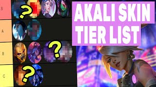 AKALI SKIN TIER LIST [upl. by Aymer402]