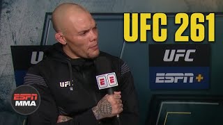 Anthony Smith talks UFC 261 win vs Jimmy Crute  ESPN MMA [upl. by Atirabrab]