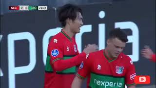 Highlights NEC Nijmegen vs Groningen 60 Eredivisie Match 031124 [upl. by Lledner]