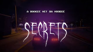 a boogie wit da hoodie  secrets  sped up  lyrics [upl. by Milo]