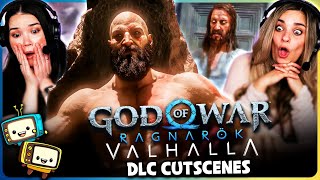 GOD OF WAR RAGNAROK VALHALLA CUTSCENES REACTION  Gamers Little Playground [upl. by Yrehc]