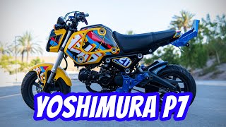 Yoshimura P7 Troy Lee Designs TLD Graphics Kit for the 2022 Honda Grom [upl. by Alolomo62]