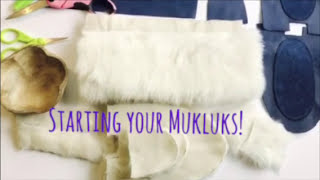 How to make mukluks at home [upl. by Osnofedli443]