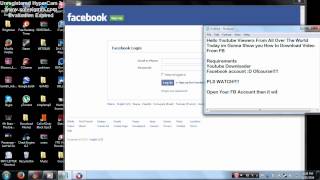 How To Download FB Video Using YTD DownloaderHD2014 [upl. by Eellac]