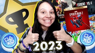 Reviewing and Ranking my Favourite Games and Platinum Trophies of 2023 🏆💪 [upl. by Zalucki]