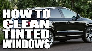 How To Clean Tinted Windows  Mastersons Car Care Glass Cleaner  Auto Detailing [upl. by Jacquelyn]