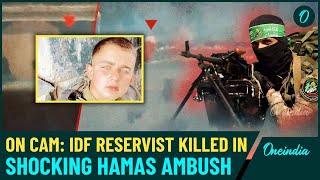 VIDEO Hamas Sniper ‘Bleeds’ Israeli Forces Deadly Ambush Claims Life of 21YearOld IDF Reservist [upl. by Eeresid]