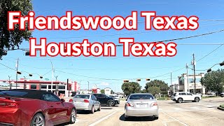 Friendswood Texas  Houston Texas driving [upl. by Salomo]