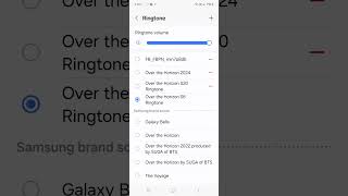 Samsung Galaxy S6 Over The Horizon Ringtone On My Samsung Galaxy A54 Short [upl. by Enelrahs]