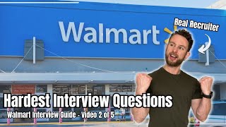 Walmart Behavioral Interview Questions and Answers  How to Get Hired at Walmart [upl. by Reve]