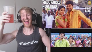 Maduraikku Pogathadi  Video Song Thalapathy Vijay • Reaction By Foreigner  Azhagiya  AR Rahman [upl. by Amethist]