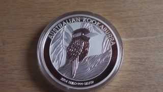 One of the biggest silver coins worldwide  The 1 KG Australian Kookaburra [upl. by Hartwell]