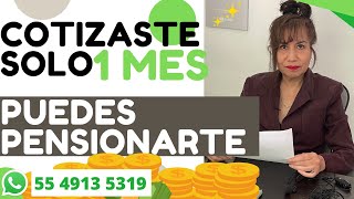 COTIZASTE SOLO 1 MES PUEDES LOGRAR TU PENSION [upl. by Ahsratan336]