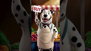 Buying EVERYTHING a DALMATIAN VENDOR touches for a day CHALLENGE [upl. by Shayne]