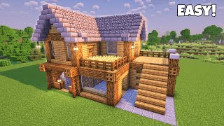 Minecraft Ultimate Survival House Tutorial⚒️ [upl. by Cedric627]