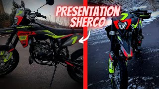 PRESENTATION SHERCO 50 SMRS 2020 RED ONE  😈😉 [upl. by Negroj10]