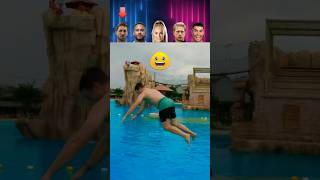 Footballers Epic Water Sliding Challenge 😂 [upl. by Binnings242]