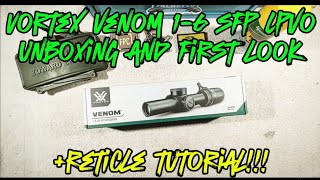 Vortex Venom 16 LPVO Unboxing and how to use [upl. by Sig]