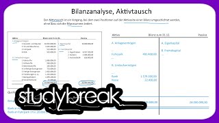 Bilanzanalyse Aktivtausch  Externes Rechnungswesen [upl. by Benji]