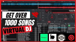 How to Get Music on Virtual DJ 2023  virtual DJ tutorials [upl. by Franza]