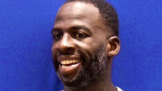 Draymond Green Reacts To 1st Training Camp Without Klay Thompson After Leaving For Mavs [upl. by Adnarym]