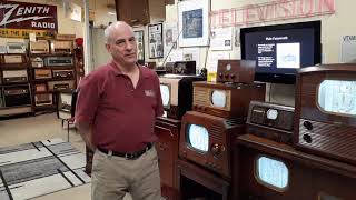 Vintage Television Exhibit at the Vintage Radio and Communications Museum of CT [upl. by Ancier]