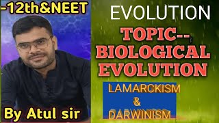 BIOLOGICAL EVOLUTION amp MECHANISM OF EVOLUTION [upl. by Aknaib]