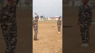 paramilitary forcestrainingself defence techniquefauji shortvideo [upl. by Htebazie532]