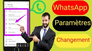 Comment Modifier Les Paramètres De WhatsApp [upl. by Aerb]