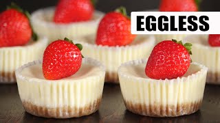 Eggless Mini Cheesecake in 15 Minutes  How Tasty Channel [upl. by Viviana515]