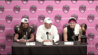 FB Cure Bowl Postgame Nick Ross Shawn Clark Joey Aguilar [upl. by Hilton586]