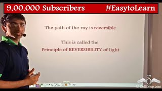 Principle of Reversibility of Light  Refraction of Light  Class 10  CBSE  NCERT  ICSE [upl. by Grange]