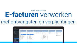 Efacturen verwerken ontvangsten en verplichtingen [upl. by Joon]
