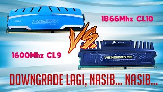 Review dan Adu Kecepatan RAM DDR3 1866 Mhz vs 1600 Mhz [upl. by Kimberlyn244]