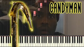 Candyman Trailer Music Piano Tutorial [upl. by Amari]