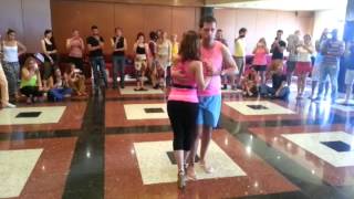 Joao Rocha and Mafalda Amado kizomba workshop Criola Beach Festival 2013 [upl. by Yeliac]