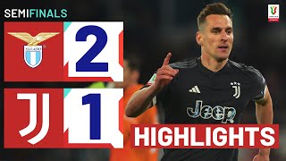 LAZIOJUVENTUS 21  HIGHLIGHTS  Juve go through at the death  Coppa Italia Frecciarossa 202324 [upl. by Khano]