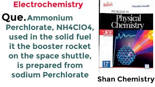 Ammonium Perchlorate NH4ClO4 used in the solid fuel it the booster rocket on the space shuttle is [upl. by Miculek815]