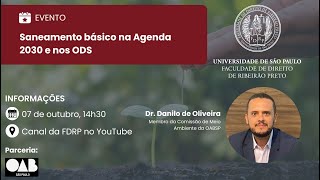 Saneamento básico na Agenda 2030 e nos ODS [upl. by Einafit]