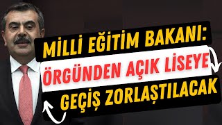 Örgünden Açık Liseye Geçiş Zorlaştırılıyor Yusuf Tekinin Açıklamaları [upl. by Malan]