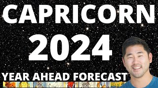 CAPRICORN  Your 2024 Year Ahead Forecast ♑️ 🔥 Love Money Career Spirituality Tarot Horoscope [upl. by Yanrahs191]