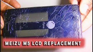 GANTI LAYAR LCD HP MEIZU M5  SCREEN REPLACEMENT MEIZU M5 [upl. by Llehcear]