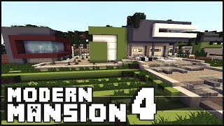 Minecraft  Modern Mansion 4 [upl. by Helali]