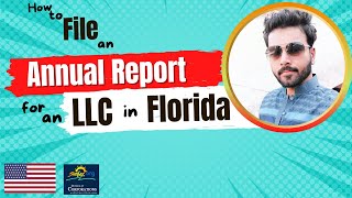 How to file an annual report for an LLC in Florida USA  SCorp CCorp NonProfit [upl. by Itnavart138]