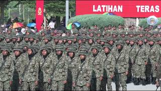 Perbarisan Tamat Latihan Perajurit Muda Lelaki Siri 19421 Dan Wanita Siri 4721 [upl. by Aicatan]