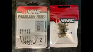 Review of the VMC Crossover Ring Pliers and Weedless Neko Hooks [upl. by Adnoved1]