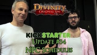 Divinity Original Sin Update 34  NPC Schedules [upl. by Ardnoel]